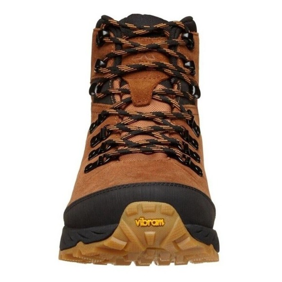 Alpine Design Mens Trekker Hiker Vibram Waterproof Leather Boots Brown Size 9.5 main image 4